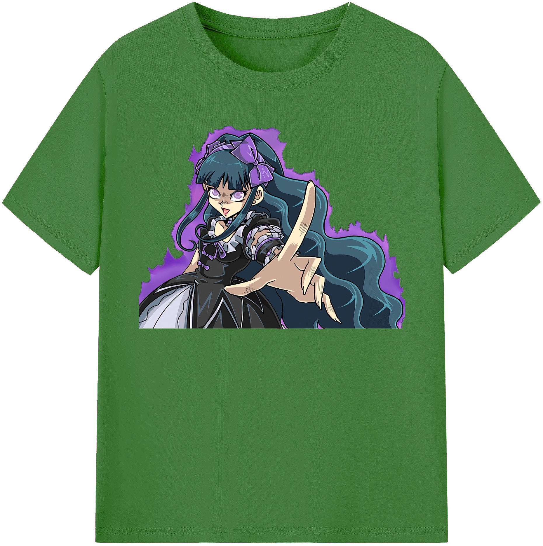 （画像用） 遊☆戯☆王 Yu-Gi-Oh! レディースカジュアルプリントTシャツ（綿100％）